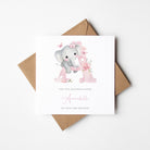 Cute Personalised Girl's Birthday Card - Granddaughter