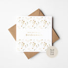 Gold Foil Pressed Bridesmaid Proposal Card