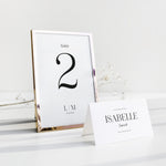 Belgravia - Wedding Table Number