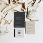 Modern Shaped Wedding Invitation Suite - Belgravia Collection, Elle Bee Design