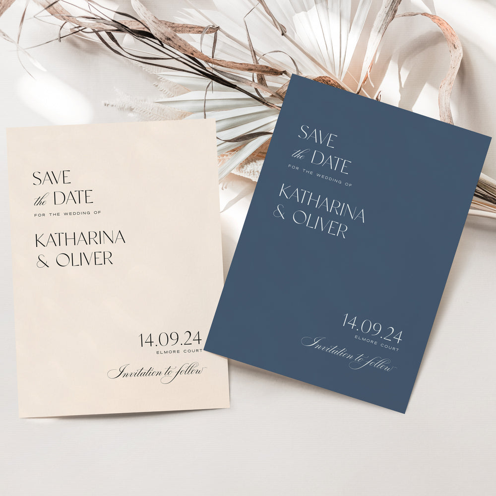 Belmont - Save the Date Card