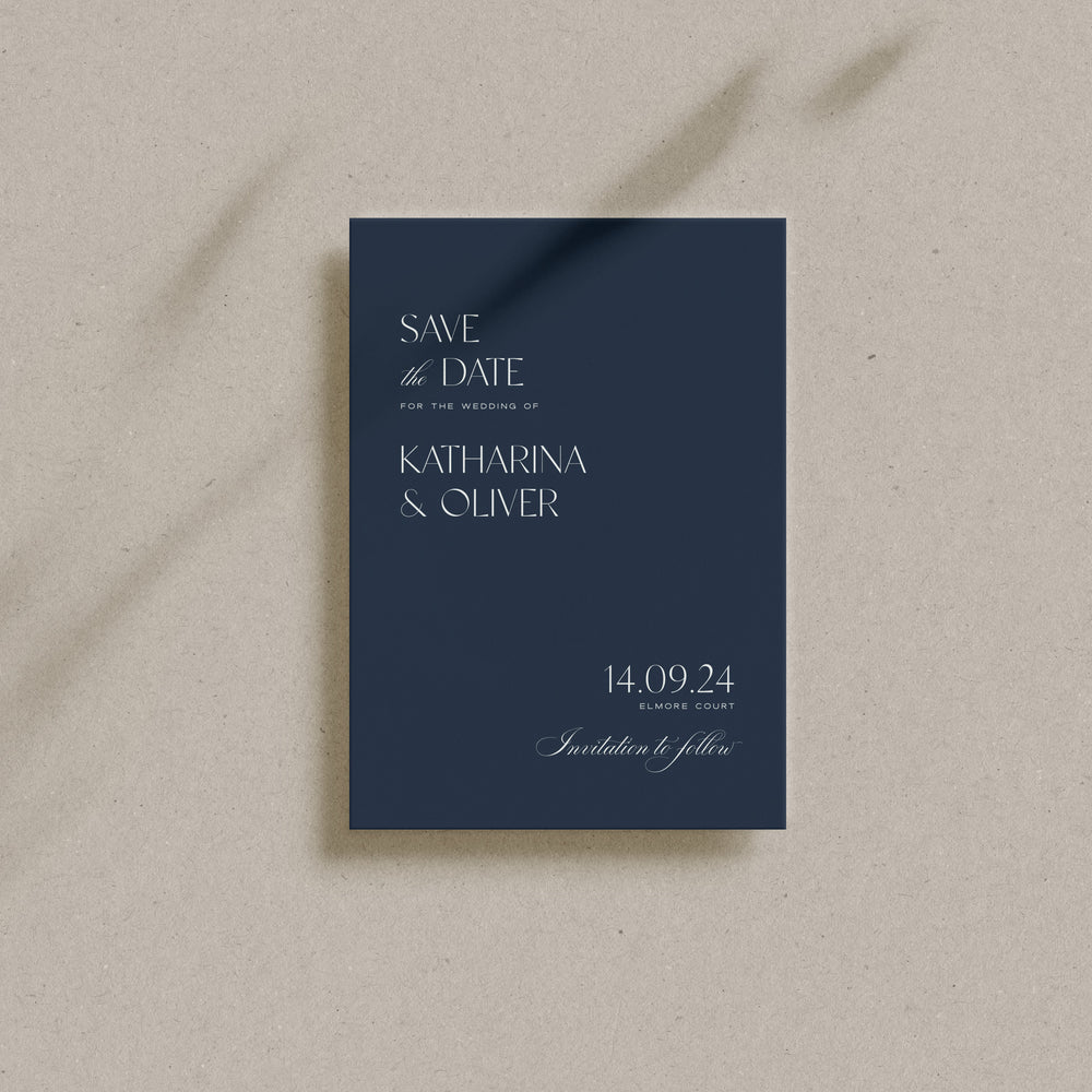 Belmont - Save the Date Card