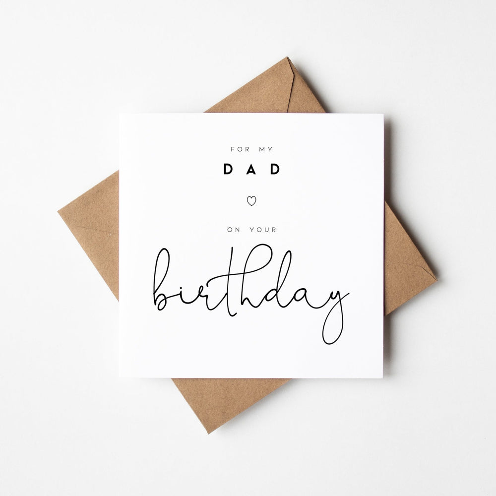 Birthday Card for Dad (BFD002)