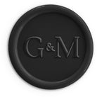 black wedding wax seal for invitations and wedding envelopes