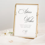 Advice and Wishes Sign - Personalised