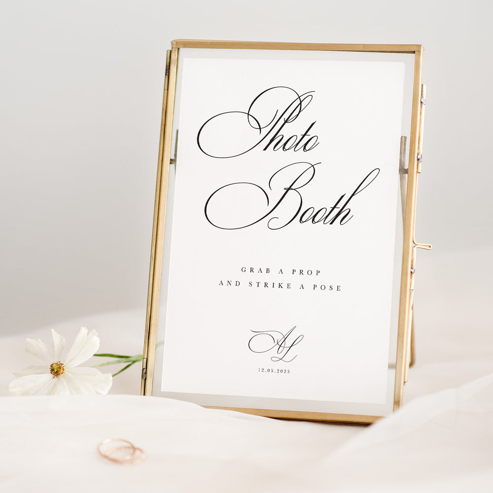 Photo Booth Sign - Personalised