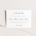 Traditional Calligraphy Save the Date Card - Blenheim Collection, Elle Bee Design