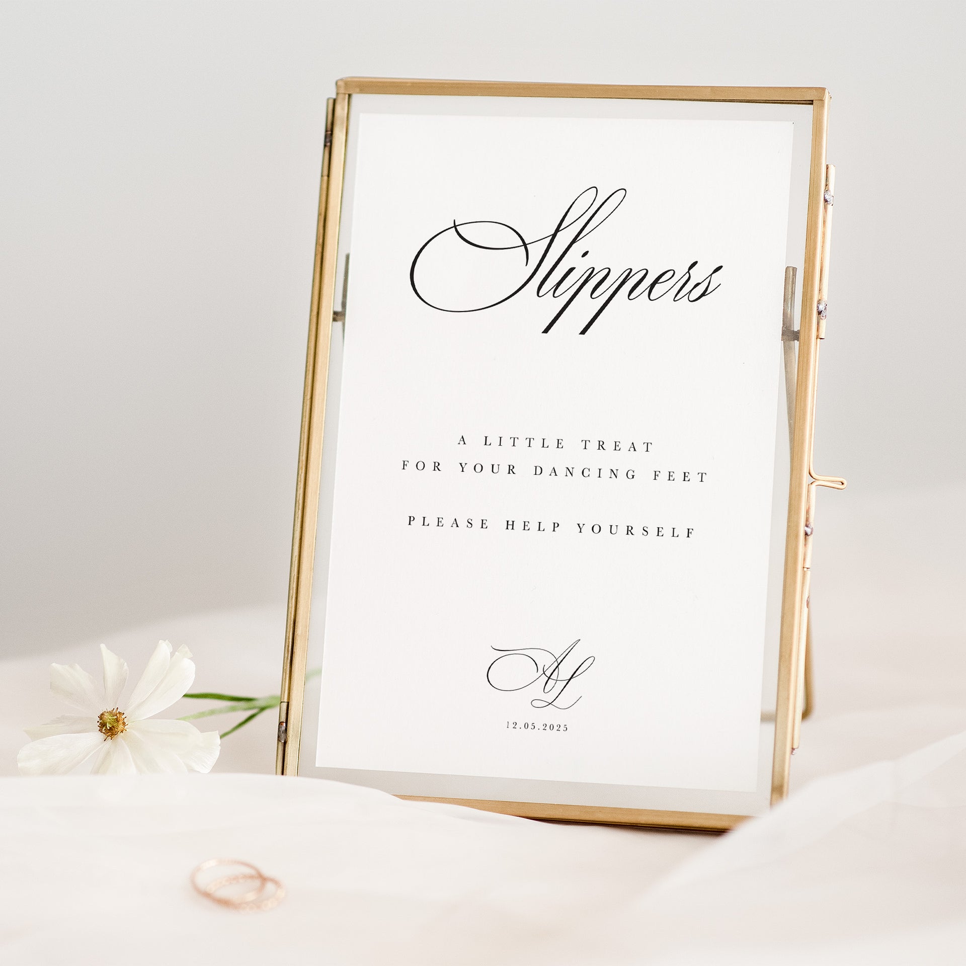 Slippers Basket Wedding Sign | Wedding Signs | Elle Bee Design – Elle Bee Design Limited slippers-basket-wedding-sign-wedding-signs-elle-bee-design-elle-bee-design-limited