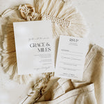 Elegant Evening Wedding Invitation - Bond Street Collection, Elle Bee Design