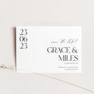 Modern Save the Date Card - Bond Street Collection, Elle Bee Design