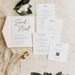 Brentwood - Pocketfold Wedding Invitation