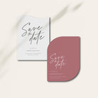 Unique Shaped Save the Date Card - Brentwood Collection, Elle Bee Design