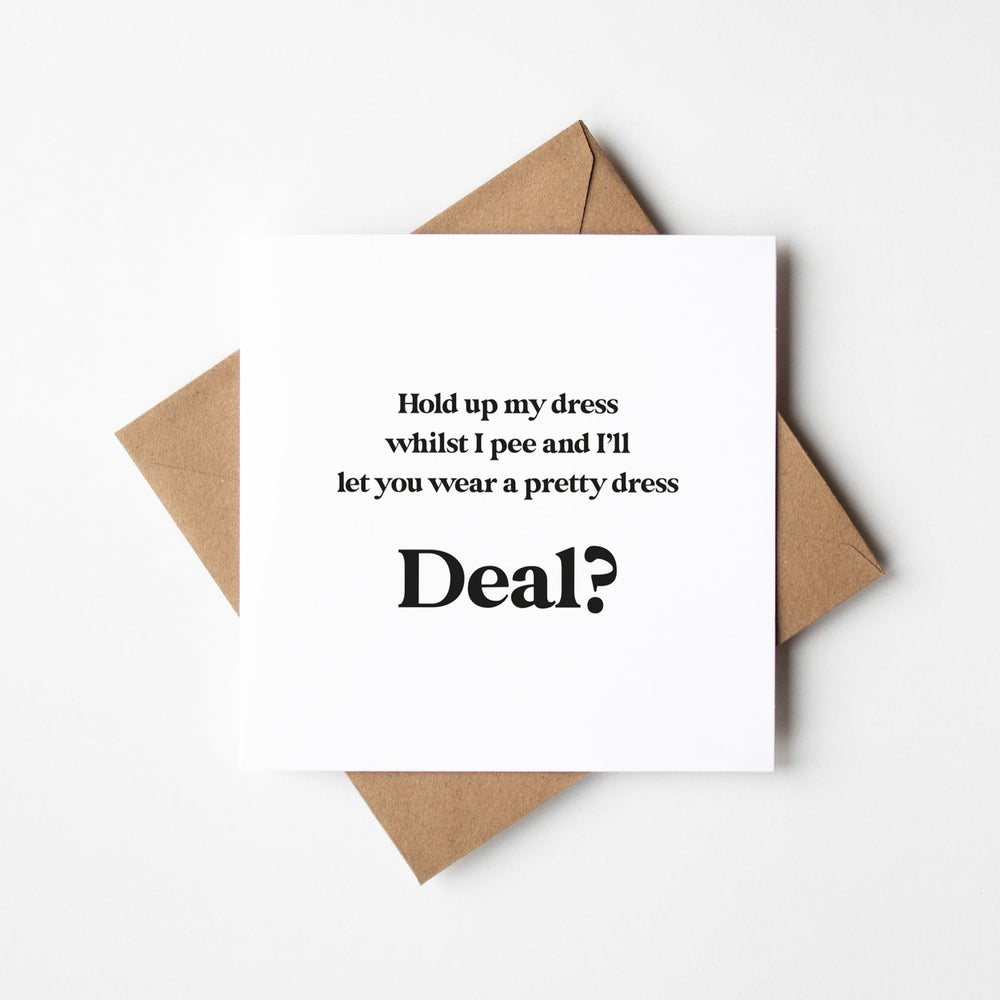 Funny Will you be my Bridesmaid Card (BPC005)