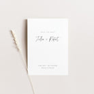 Simple and Modern Wedding Save the Date Card - Broadway Collection, Elle Bee Design