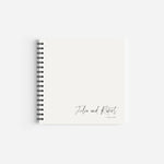 Simple Modern Wedding Guest Book - Broadway Collection, Elle Bee Design