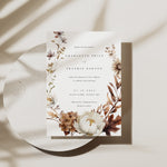 Autumn Wedding Invitation Sample Pack - Burnt Oak Collection, Elle Bee Design