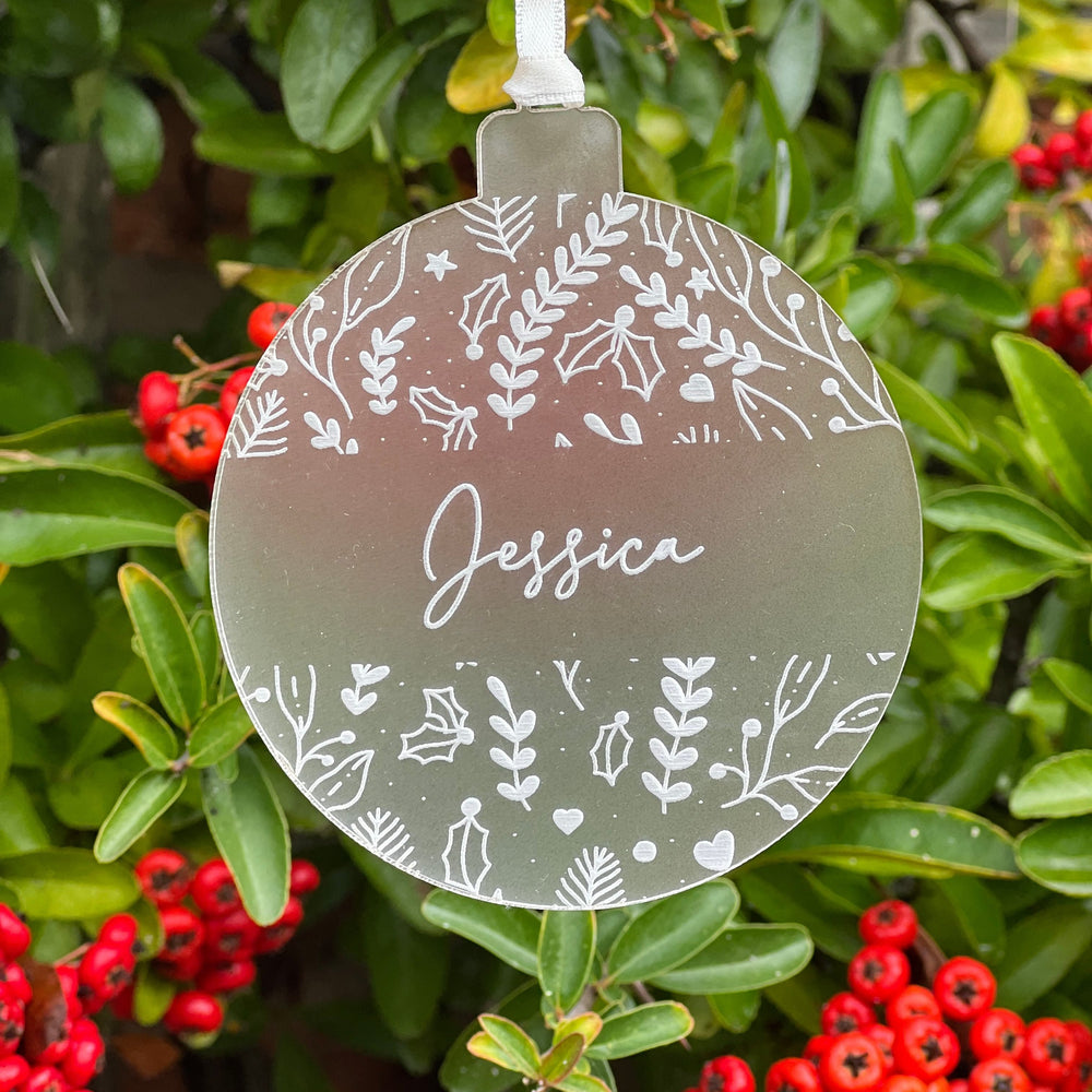 Individual Personalised Bauble (CBB001F)