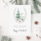 Watercolour Personalised Christmas Card Pack - Elle Bee Design