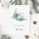 Personalised Watercolour Christmas Card Pack - Elle Bee Design