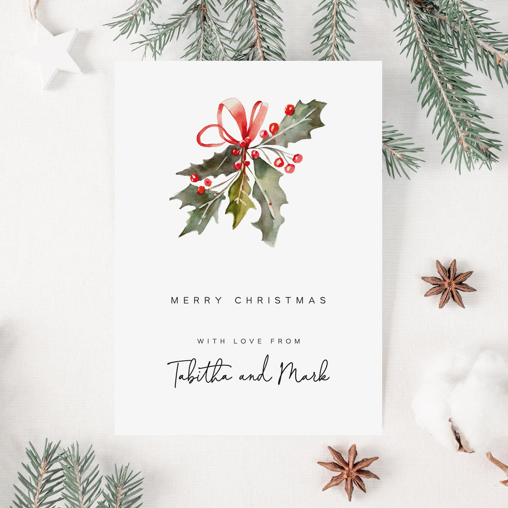 Personalised Christmas Card Pack (CCP025)