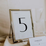 Modern Wedding Table Number - Camberwell Collection, Elle Bee Design