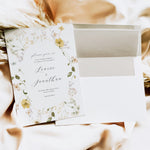 Wildflower Evening Wedding Invitation - Charlbury Collection, Elle Bee Design