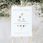 Wildflower Wedding Welcome Sign - Charlbury Collection, Elle Bee Design