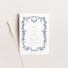 Elegant Floral Traditional Save the Date Card Design - Charlotte Collection