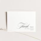Simple and Elegant Floral Wedding Thank You Card - Charlotte Collection