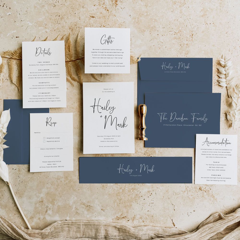 Chelsea - Wedding Invitation Suite