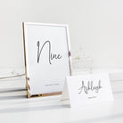 Modern Wedding Table Number and Place Card - Chelsea Collection, Elle Bee Design