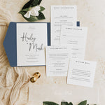 Chelsea - Pocketfold Wedding Invitation