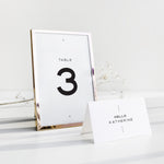 Bold Modern Wedding Table Number - Chiswick Collection, Elle Bee Design
