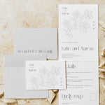 Clapham - Concertina Wedding Invitation