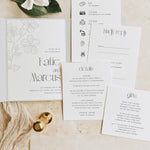 Clapham - Pocketfold Wedding Invitation