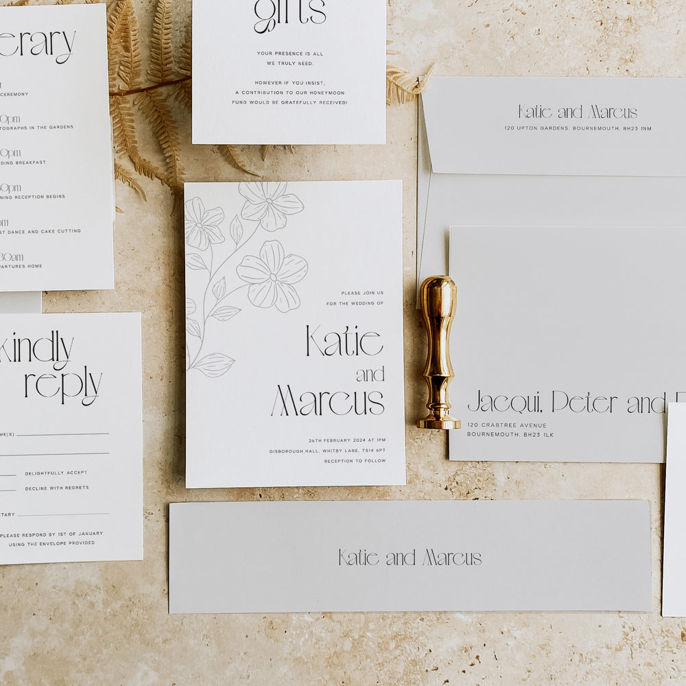 Clapham - Wedding Invitation Suite