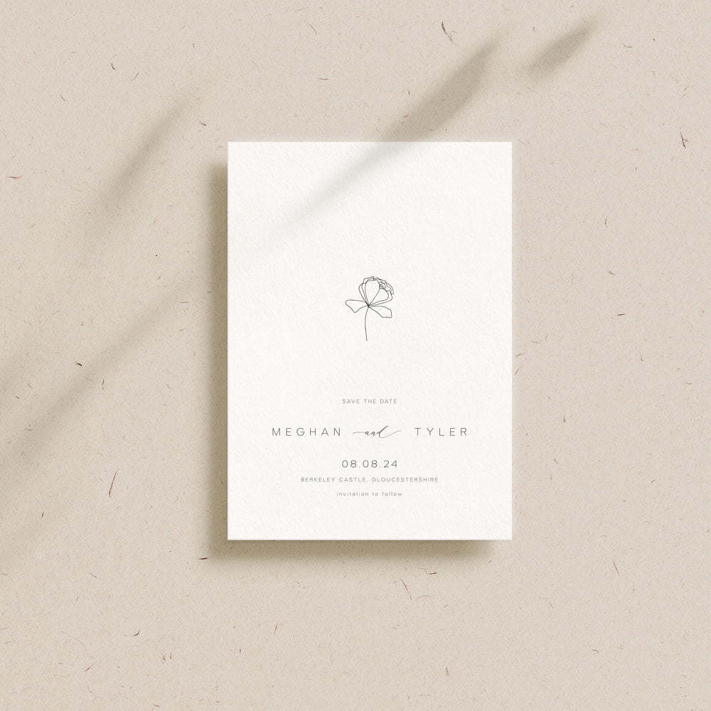 Covent Garden - Save the Date Card