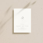 Abstract Floral Modern Save the Date Card - Covent Garden Collection, Elle Bee Design