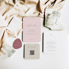 Modern Shaped Wedding Invitation Suite - Dalston Collection, Elle Bee design