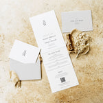 Earl's Court - Concertina Wedding Invitation