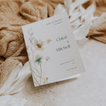 Wildflower Boho Order of Service Booklet - Epping Collection, Elle Bee Design