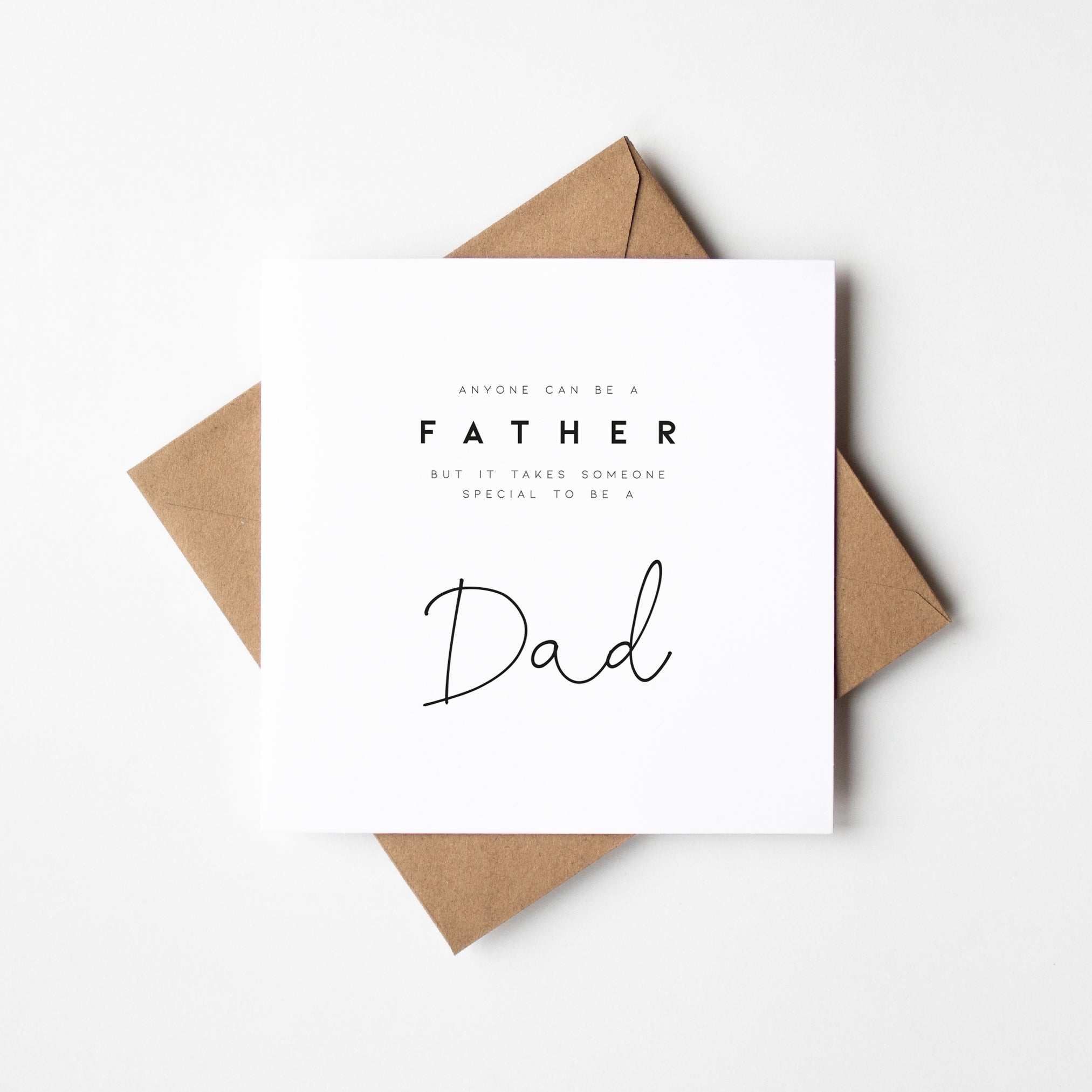 Sweet Modern Father's Day Card