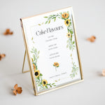 Sunflower Wedding Signage - Farringdon Collection, Elle Bee Design