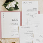 lassic Pocketfold Wedding Invitation - Finsbury Collection, Elle Bee Design
