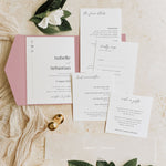 Finsbury - Pocketfold Wedding Invitation