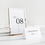 Elegant Wedding Table Number - Finsbury Collection, Elle Bee Design