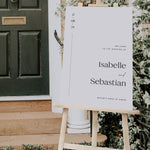 Elegant Classic Wedding Welcome Sign - Finsbury Collection, Elle Bee Design