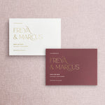 Freya - Foil Pressed Save the Date