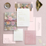 Freya - Foil Pressed Wedding Invitation Suite