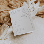 Elegant Rose Wedding Order of Service Booklet - Hampstead Collection, Elle Bee Design